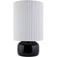 thumbnail image 1 of Livabliss Vadso Traditional Accent Table Lamp, 15-inch, Navy with Cream Shade, 1 of 5