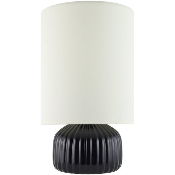 Livabliss Vadso Traditional Accent Table Lamp, 15-inch, Navy