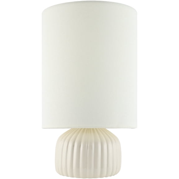 Livabliss Vadso Traditional Accent Table Lamp, 15-inch, White