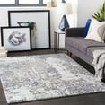 thumbnail image 1 of Livabliss Area Rugs for Living Room, 9ft Round Venice Modern Pale Blue Round Rug, Bedroom Dining Room Home Decor Stain Resistant Carpet (7'10" x 7'10"), 1 of 8