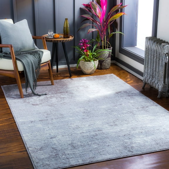 Livabliss Area Rugs for Living Room, 2x3 Wanderlust Modern Gray Rug, Bedroom Dining Room Home Decor Stain Resistant Carpet (2' x 2'11")