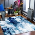 thumbnail image 1 of Livabliss Wanderlust Modern Abstract Area Rug,7'10" x 10'2",Navy/Aqua, 1 of 7