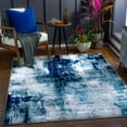 thumbnail image 1 of Livabliss Area Rugs for Living Room, 9x12 Wanderlust Modern Blue Rug, Bedroom Dining Room Home Decor Stain Resistant Carpet (8'10" x 12'4"), 1 of 7
