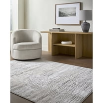 Livabliss Area Rugs for Living Room, 5x7 Wolly Modern Ivory Rug, Bedroom Dining Room Home Decor Stain Resistant Carpet (5'3" x 7')
