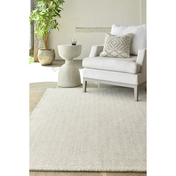 Livabliss x Becki Owens Birdie Neutral Indoor/Outdoor Area Rug,1'11" x 2'11",Cream