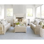 Livabliss x Becki Owens Birdie Neutral Indoor/Outdoor Area Rug,8'11" x 12',Light Blue