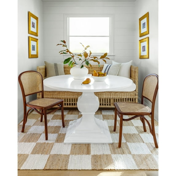 Livabliss x Becki Owens Kamey Cottage Checkerboard Area Rug,5' x 7'6",Beige