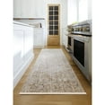 thumbnail image 1 of Livabliss x Becki Owens Margaret Medallion Washable Area Rug,5'3" x 7'10",Taupe/Brown, 1 of 11