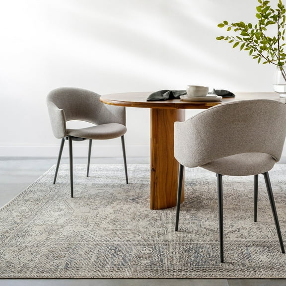 Livabliss x Becki Owens Margot Vintage Oriental Area Rug,2'2" x 3'9",Light Grey