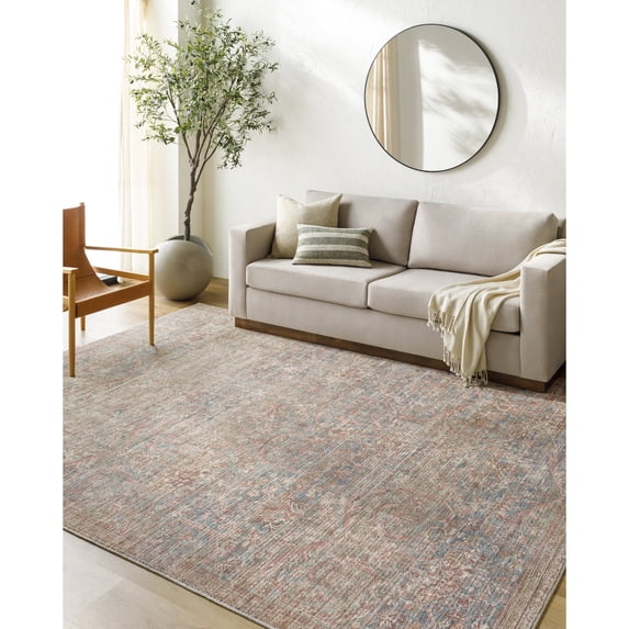 Livabliss x Becki Owens Marlene Vintage Medallion Runner Area Rug,2'7" x 7'3",Beige/Multi
