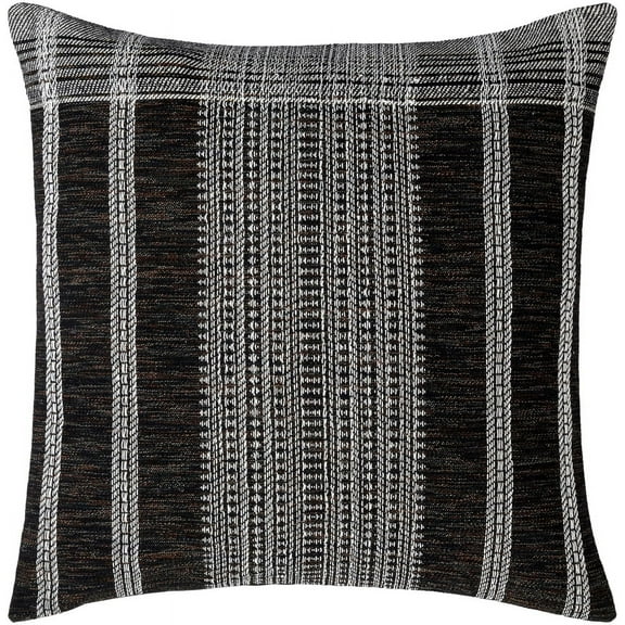 Livabliss x Becki Owens Myrna Modern Accent Pillow, 18"L x 18"W, Black