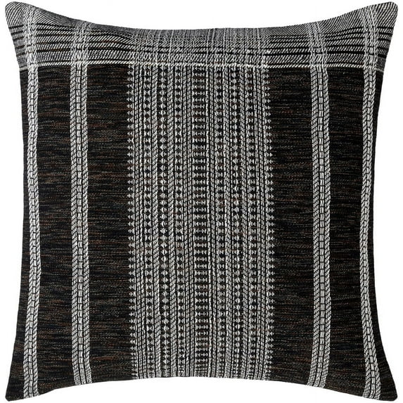 Livabliss x Becki Owens Myrna Modern Accent Pillow, 18"L x 18"W, Black