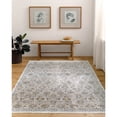 thumbnail image 1 of Livabliss x Becki Owens Ren Damask Washable Area Rug ,5'3" x 7'10",Gray, 1 of 10