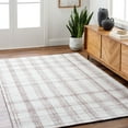 thumbnail image 1 of Livabliss x Becki Owens Sammy Handwoven Plaid Area Rug,5' x 7'6",Gray/Brown, 1 of 9