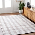 thumbnail image 1 of Livabliss x Becki Owens Sammy Handwoven Plaid Area Rug,6' x 9',Gray/Brown, 1 of 9