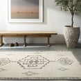 thumbnail image 1 of Livabliss x Becki Owens Solana Global Moroccan Area Rug,2'2" x 3'9",Ivory/Pewter, 1 of 10
