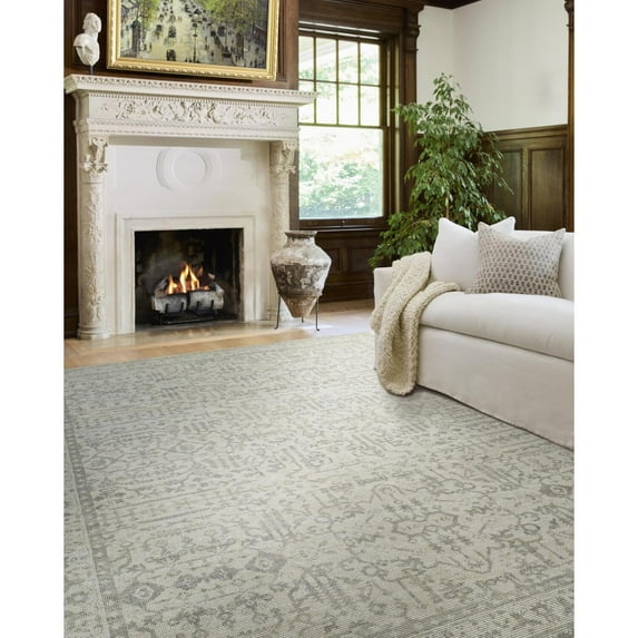 Livabliss x Nabela Noor Home Athiyo Printed Vintage Area Rug,7'10" x 10',Sage