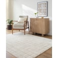 thumbnail image 1 of Livabliss x Our PNW Home Cascade Global Grid Area Rug, 12' x 15', Ivory/Taupe, 1 of 6