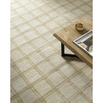 Livabliss x Our PNW Home Idaho Global Bohemian Area Rug, 5' x 7'6", Light Beige