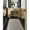 thumbnail image 1 of Livabliss x Our PNW Home Rainier Cottage Border Washable Runner Area Rug, 2'7" x 10', Light Brown, 1 of 10