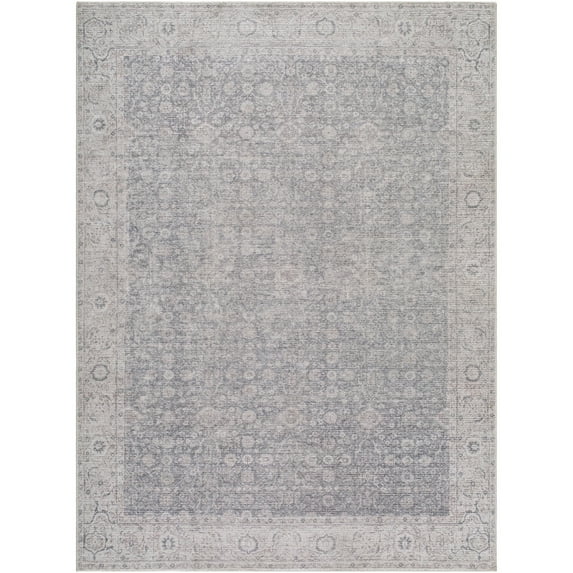 Livabliss x Our PNW Home Spokane Vintage Border Area Rug, 2'2" x 3'9", Off-White/Brown