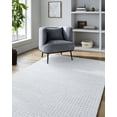 thumbnail image 1 of Livabliss x Vivir Andreas Modern Geometric Area Rug, 4' x 6', Pale Blue, 1 of 5