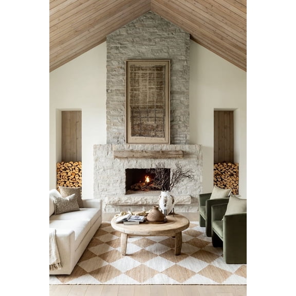 Livabliss x Vivir Antho Modern Area Rug, 6' x 9', Wheat, (6' x 9')