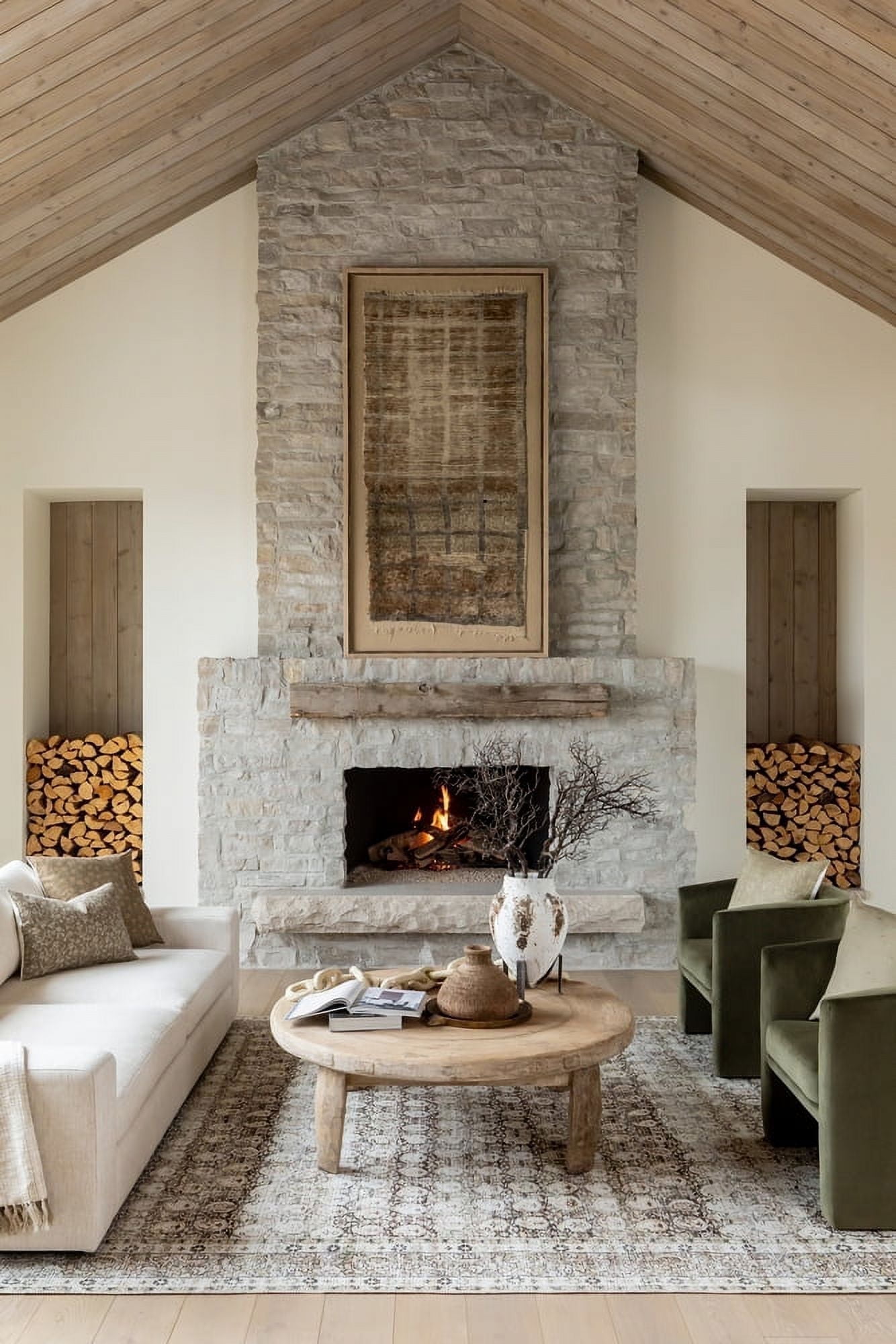 Livabliss x Vivir Lorelai Vintage Washable Area Rug, 7'7" x 9'6", Ivory/Brown, (8' x 10')