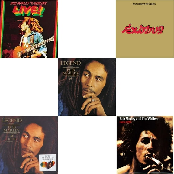 Live (180G) & Legend (30Th Anniversary) & Legend - The Best Of Bob Marley & The Wailers (2LP) & Exodus & Catch A Fire