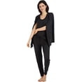 thumbnail image 1 of Live 2 Lounge Ladies' 4-Piece Essentials Lounge Set Size: XS, Color: Black, 1 of 1