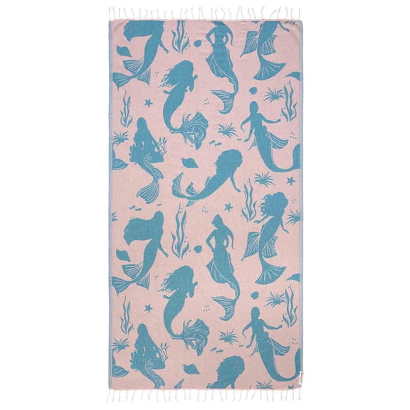 Sand Cloud Turkish Beach Towel - Disney Live Action Daughters - 100% Certified Organic Turkish Cotton Yarn - Quick Dry Towel for Beach, Picnic, Blanket or Bath - As Seen on Shark Tank