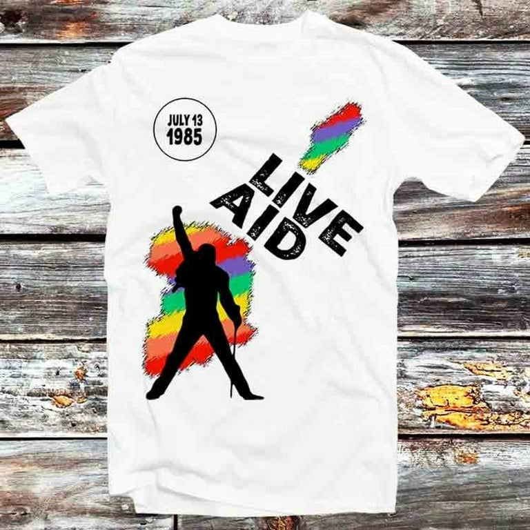 Queen live aid shirt top