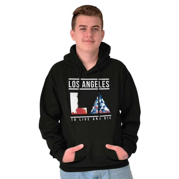 Live And Die California LA Souvenir Unisex Plus Fleece Graphic Hoodie Brisco Brands 4X