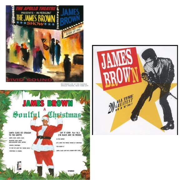 Live At The Apollo & Soulful Christmas & 20 All-Time Greatest Hits [LP Vinyl Bundle]