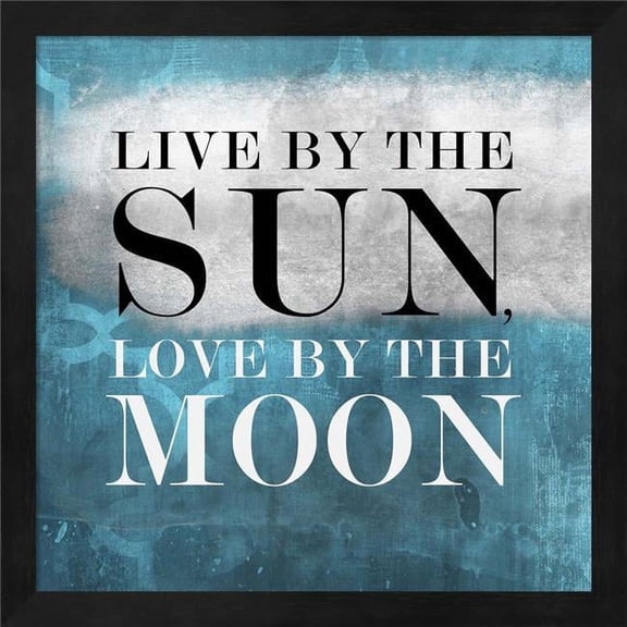 Live BG I by Posters International Studio, Framed Wall Art, 13.25W x 13.25H