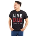 thumbnail image 1 of Live BIG Believe In God Christian Men's Graphic T Shirt Tees Brisco Brands S, 1 of 6