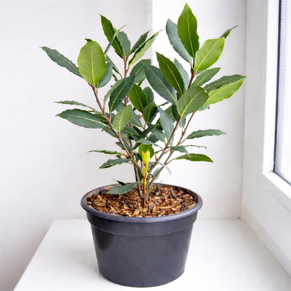 Live Bay Leaf Plant, Herb Bay Leaf Plant,Laurus Nobilis Tree, 8-10 Inch for Planting