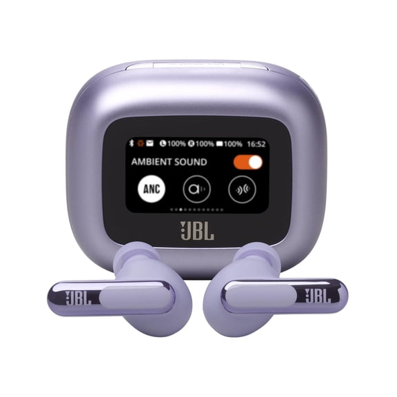 Live Beam 3 - True Wireless Noise-Cancelling Stick-Closed Earbuds, 48Hrs Total Playback, Wireless Charging, 6 Mics for Perfect Calls, Multi-Point Connection, IP55 Waterproof and dustproof (Black)