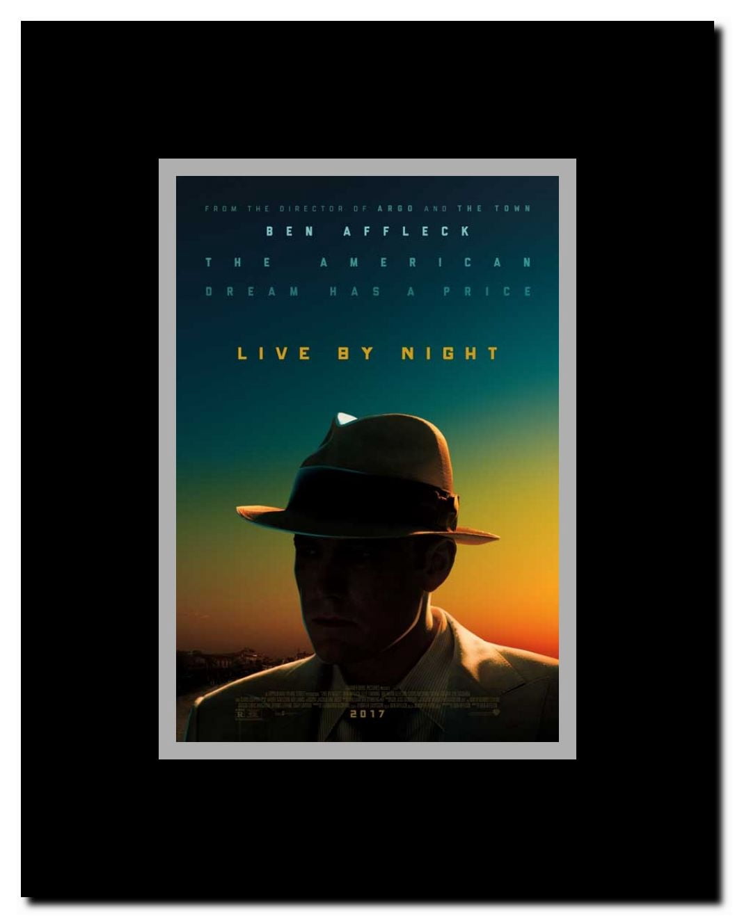 Live By Night Framed Movie Poster