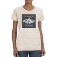 thumbnail image 1 of Live By The Moon Ii. T-Shirt Women -Victoria Borges Designs, Female 5X-Large, 1 of 4