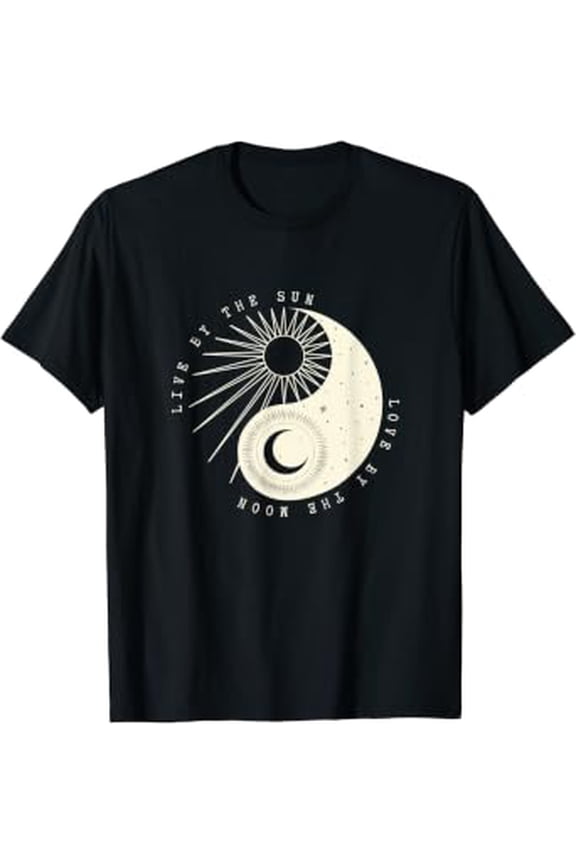 Live By The Sun Love By The Moon Nature Wanderer Bohemian T-Shirt