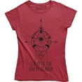thumbnail image 1 of Live By The Sun Love By The Moon Science Solar System Women's T-Shirt, 1 of 4