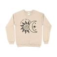 thumbnail image 1 of Live By The Sun Love By The Moon Sweatshirt, Unisex Graphic Pullover, Aesthetic Clothing, Boho Chic Comfort Wear, Casual Style Top, 1 of 10