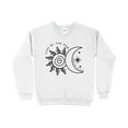thumbnail image 1 of Live By The Sun Love By The Moon Sweatshirt, Unisex Graphic Pullover, Aesthetic Clothing, Boho Chic Comfort Wear, Casual Style Top, 1 of 11