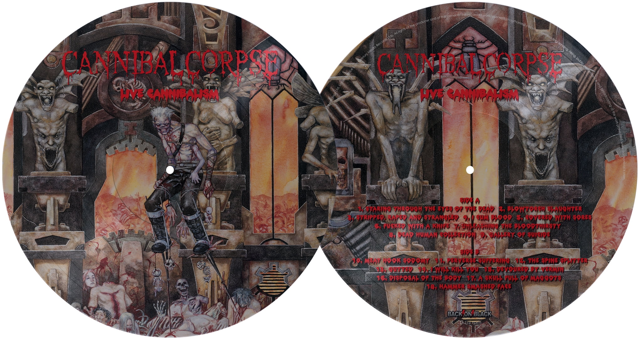 Cannibal Corpse - Live Cannibalism - UK Exclusive Clear Vinyl - Music & Performance
