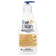 Live Clean Daily Moisturizing Body Lotion, Shea & Coconut, 18 fl oz 532 ml