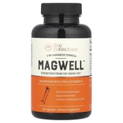 Live Conscious Magwell Magnesium Complex with Zinc & Vitamin D3 - Sleep & Bone Support - 120 Capsules