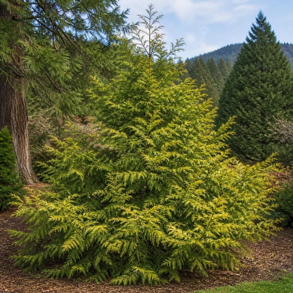 Live Cryptomeria Yoshino Japanese Cedar Tree - Cryptomeria Japonica Plant- 6-14"Tall Qt Pot