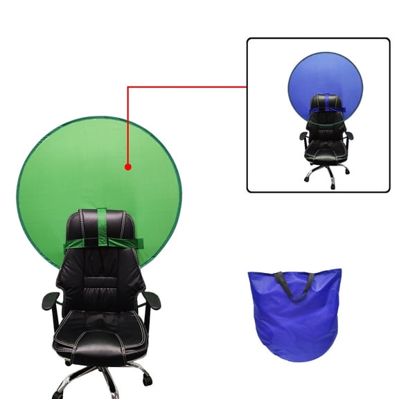 Live E-Sports Background Cloth Folding Background Board, Size: Double Layer M Blue Green 110cm Double Layer M Blue Green 110cm