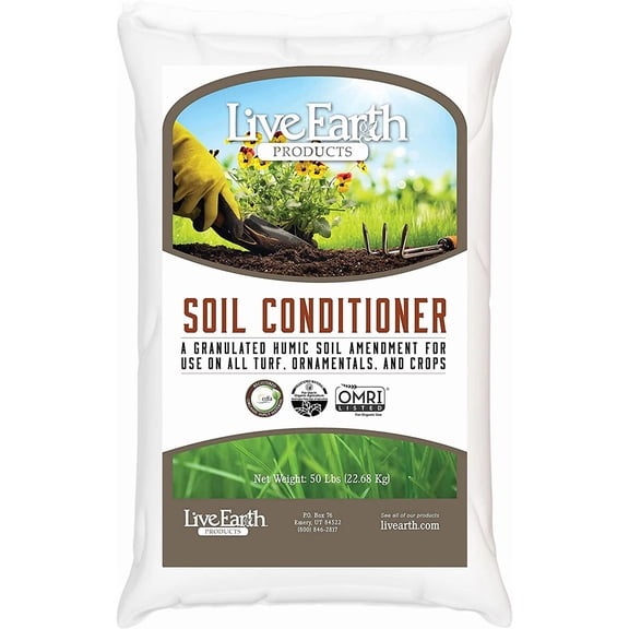 Live Earth Products' Humate Soil Conditioner - 50 lb Bag